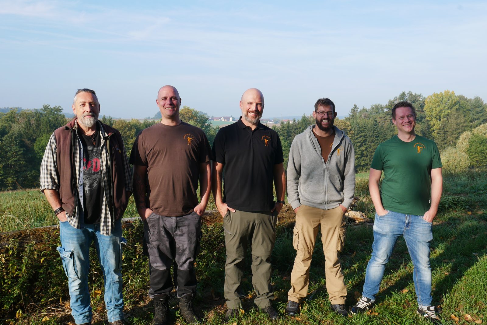 Gruppenbild der Vorstandschaft, von links: Hermann Hauser, Andreas Franze, Dominik Baier, Christian Wenkemann und Benedikt Krauthahn